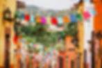 Decoración callejera mexicana